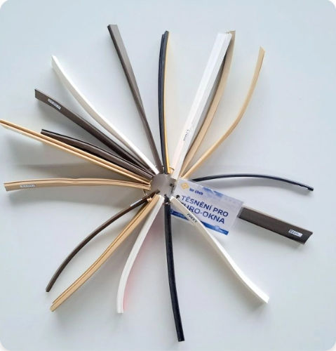 Vzorník těsnění pro Euro okna